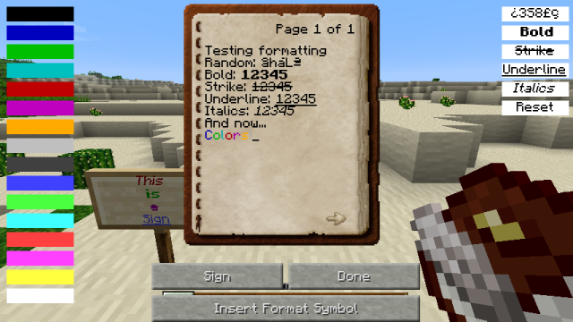 Text Formatting Mod